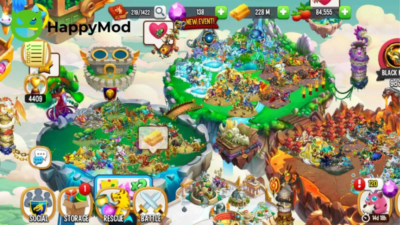 Tải Hack Dragon City Mod Apk v26.6.0 (Vô Hạn Vàng, Kim Cương) Những Tính Năng Đột Phá Chỉ Có Tại Dragon City Hack Apk