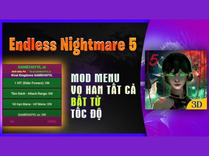 Tải Endless Nightmare 5 Hack (Vô Hạn Tiền, Menu) v2.1.0 Các Tính Năng Nổi Bật Của Endless Nightmare 5 Hack