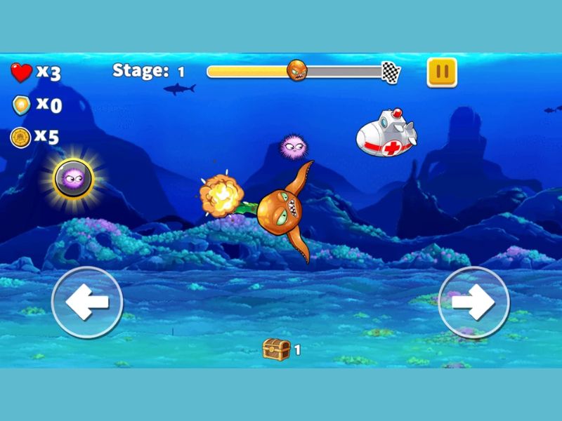 Tải Crazy Octopus Mod APK (Vô Hạn Tiền, Menu) v5.1 Chế Độ Sinh Tồn Đầy Thách Thức Trong Crazy Octopus Mod APK