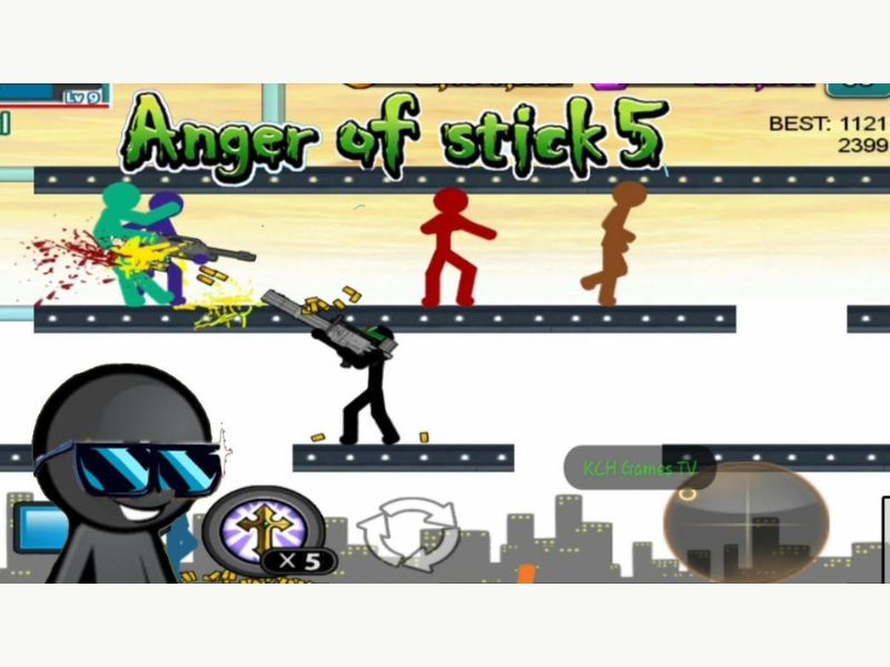 Tải Anger Of Stick 5 Hack (Vô Hạn Tiền, Kim Cương) v1.1.92 Cốt truyện đơn giản trong Anger of Stick 5 Hack