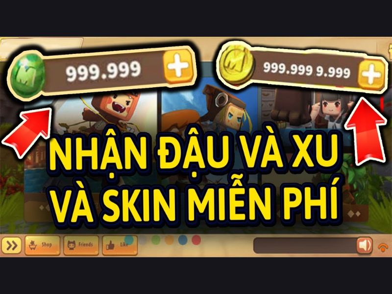 Tải Hack Mini World (Full Xu Và Đậu, Vô Hạn Tiền) v1.7.15 Full Xu và Đậu trong Hack Mini World