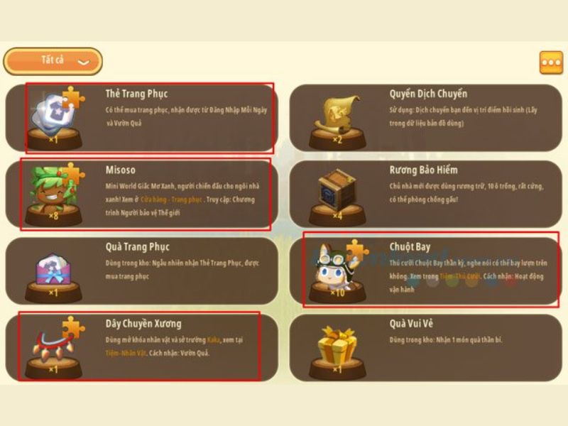Tải Hack Mini World (Full Xu Và Đậu, Vô Hạn Tiền) v1.7.15 Mở Khóa Mọi Vật Phẩm trong Hack Mini World