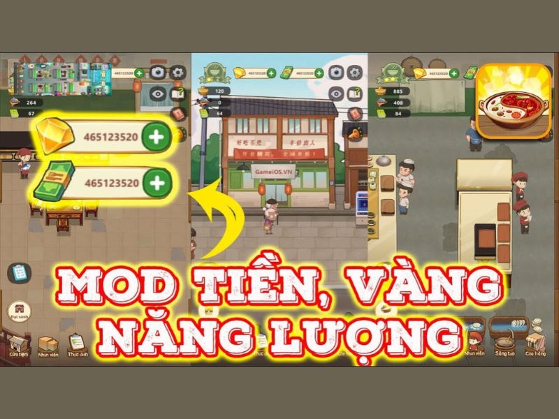 Tải Tiệm Lẩu Đường Hạnh Phúc Mod (Vô Hạn Tiền) v5.5.4 Tính Năng Nổi Bật Trong Tiệm Lẩu Đường Hạnh Phúc Mod