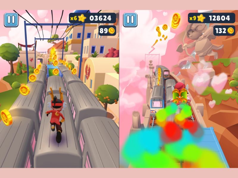 Tải Subway Surfers Androidmentor (Full Tiền, Không Quảng Cáo) v3.62.10 Nhịp độ game nhanh và đầy kịch tính
