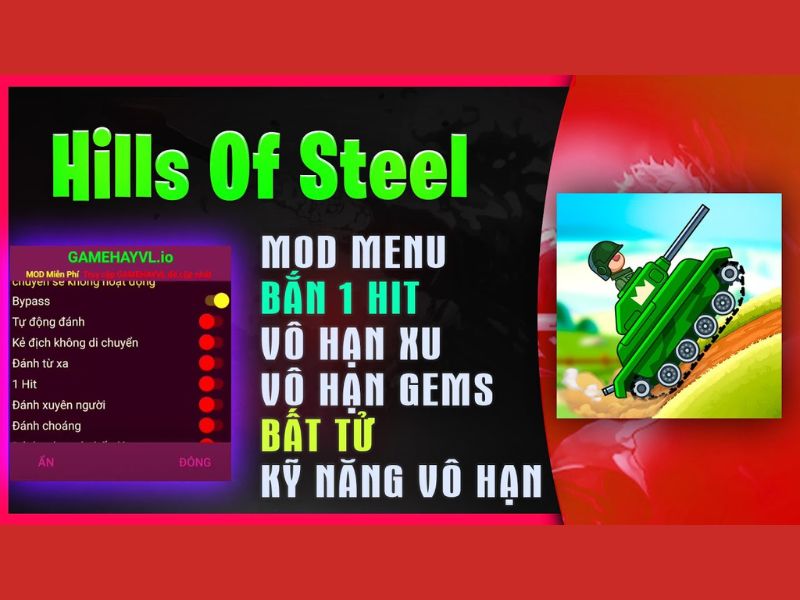 Tải Hack Hills of Steel Apk (Full Tiền, Kim Cương) v8.7.0 Những Tính Năng Nổi Bật Trong Hack Hills Of Steel Apk