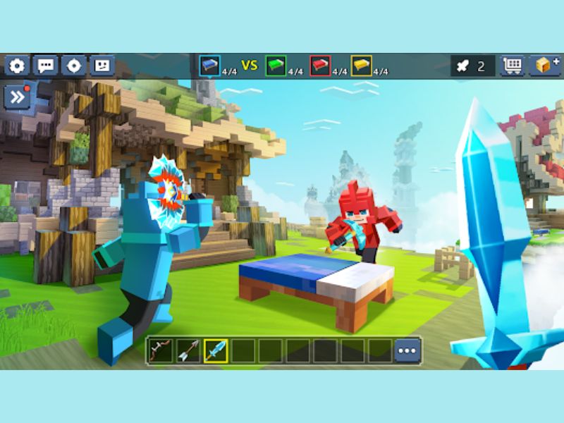 Tải Hack Bed Wars (Vô Hạn Tiền, Chìa Khóa) v1.9.69.1 Cơ Chế Chơi Đơn Giản Nhưng Đầy Chiến Thuật Trong Hack Bed Wars