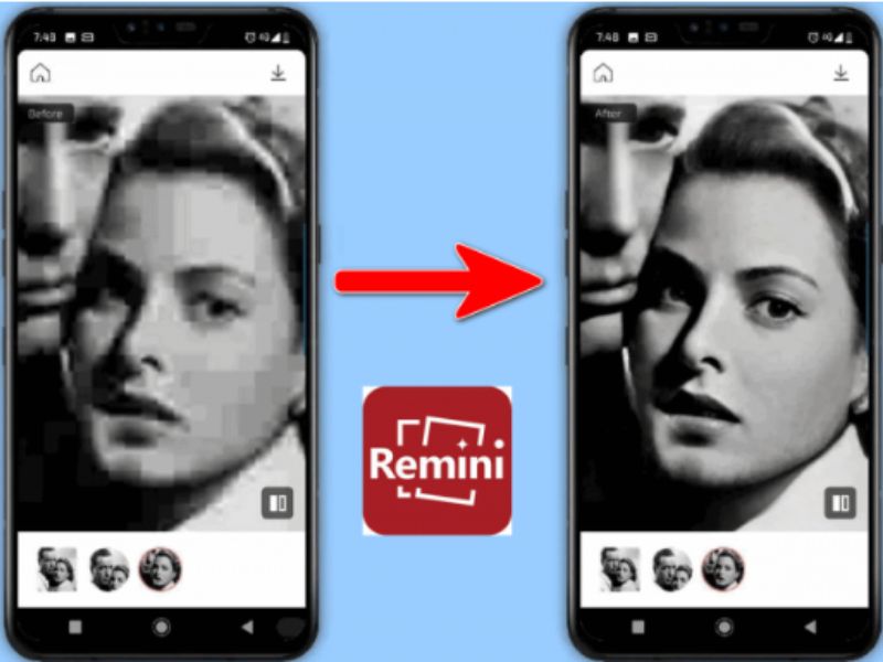 Tải Remini Theartpics Mod APK (Mở Khóa Pro) v3.7.1283.202519759 Phục Hồi Ảnh Độ Phân Giải Thấp