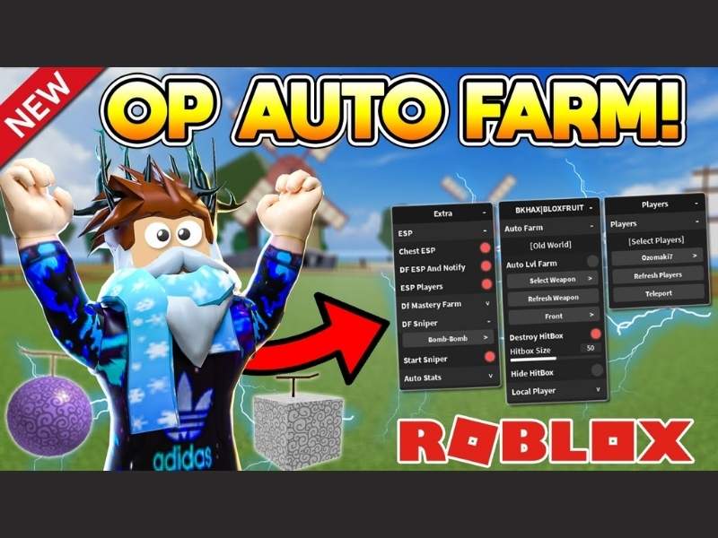 Tải Hack Blox Fruit Apkmoday (Full Trái Ác Quỷ, Auto Farm) Update 30 Auto Farm trong Hack Blox Fruit VNG