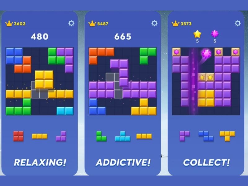 Tải Hack Block Blast (MOD Menu, Vô Hạn Điểm) v9.7.8 Lối chơi hấp dẫn trong Hack Block Blast