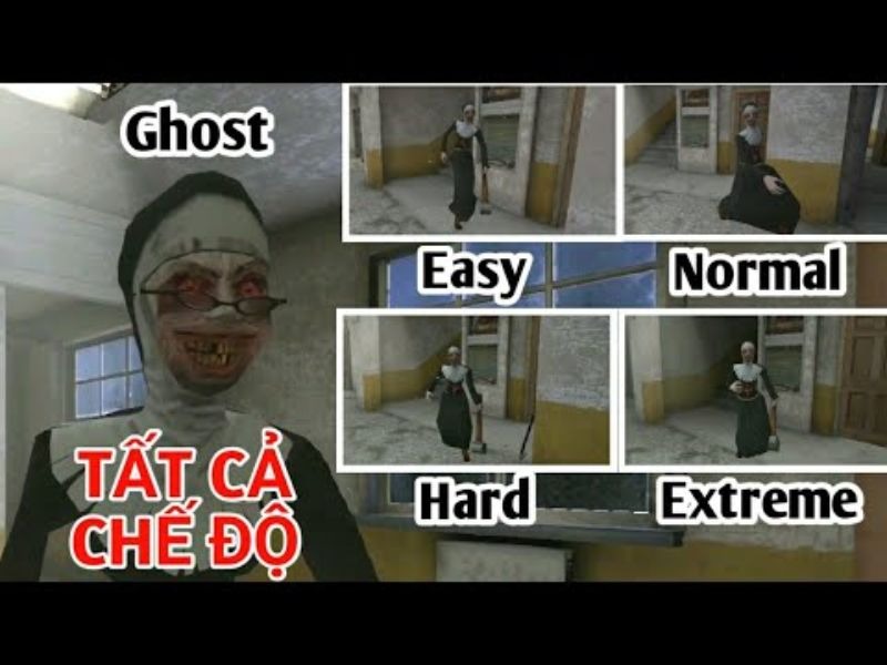 Tải Evil Nun MOD APK (Bất Tử, Menu) v1.9.1 Cho Android Tiếng động, vật phẩm và đường thoát