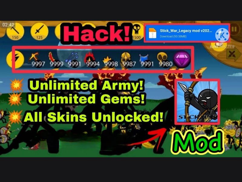 Tải Hack Stick War Legacy Mod Apk (Menu Vip, Vô Hạn Tiền, Kim Cương) v2026.1.787 Tính Năng MOD Nổi Bật Có Trong Stick War Legacy Modhack.Autos