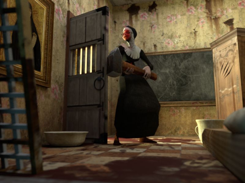 Tải Evil Nun MOD APK (Bất Tử, Menu) v1.9.1 Cho Android Trốn thoát, giải đố và khám phá trường học
