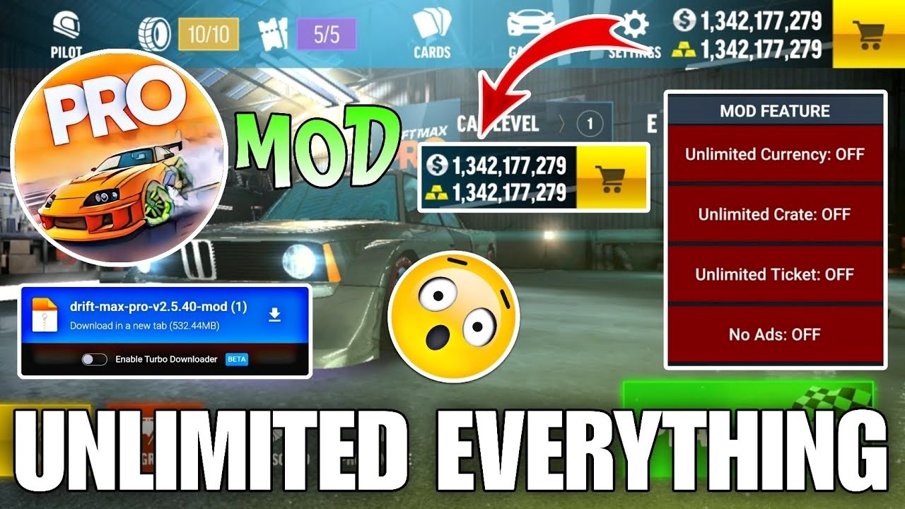 Tải Drift Max Pro Hack (Mở Khóa Tất Cả, Vô Hạn Tiền) v2.6.8 Phiên Bản Drift Max Pro Hack Có Tính Năng Gì Khác Biệt Và Thú Vị?