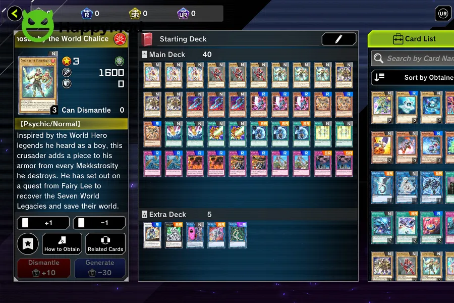 Tải Yu-Gi-Oh! Master Duel Apk v2.5.0 Mới Nhất Cho Android Thu thập thẻ bài và xây dựng bộ bài mạnh mẽ khi chơi Yu-Gi-Oh! Master Duel Apk