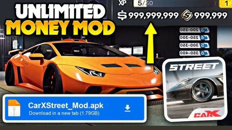 Tải Carx Street Mod Apk (Vô Hạn Tiền, Mở Khóa Tất Cả Xe, Menu) v1.19.1 Danh Sách Tính Năng Hack Carx Street Mod Apk Được Game Thủ Quan Tâm Nhất Hiện Nay