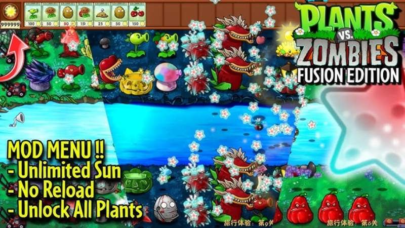 Tải Hack Plant vs Zombies Fusion APK (Menu, Tiếng Việt) v3.6.1 Điểm Danh Các Đặc Quyền VIP Chỉ Có Trên Bản Hack Plant Vs Zombies Fusion