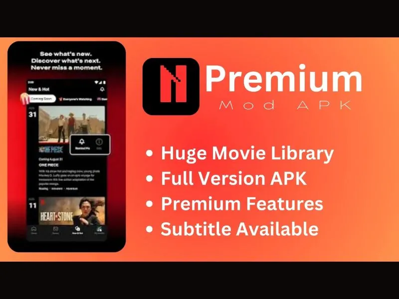 Tải Netflix Premium Apk (MOD Tiếng Việt, Không Quảng Cáo) V9.65.0 Các Tính Năng Nổi Bật Trong Netflix Apk + Mod Premium