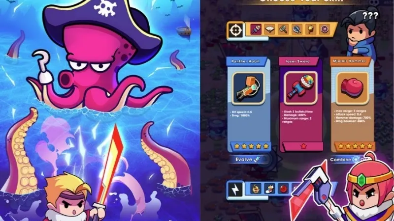 Tải Hack Hero Survival IO (Vô Hạn Tiền, Kim Cương, Menu) v1.8.2 Giải Mã Sức Hút Mãnh Liệt Từ Lối Chơi Roguelike Của Hero Survival Io