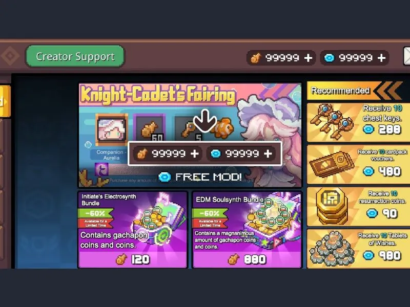 Tải Soul Knight Prequel Mod APK (Vô Hạn Tiền) V1.11.0 Những Quyền Năng "Tối Thượng" Có Trong Bản Soul Knight Prequel Mod APK