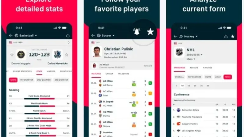Tải Flashscore Mod APK (Không Quảng Cáo, Mở Khóa) v26.4.4 Những Trải Nghiệm Cốt Lõi Khi Sử Dụng Flashscore
