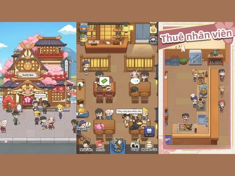 Tải Hack Tiệm Sushi Mơ Ước (MOD Full Tiền) v5.0.0 Top Những Lý Do Khiến Bạn Không Thể Rời Mắt Khỏi Tiệm Sushi Mơ Ước
