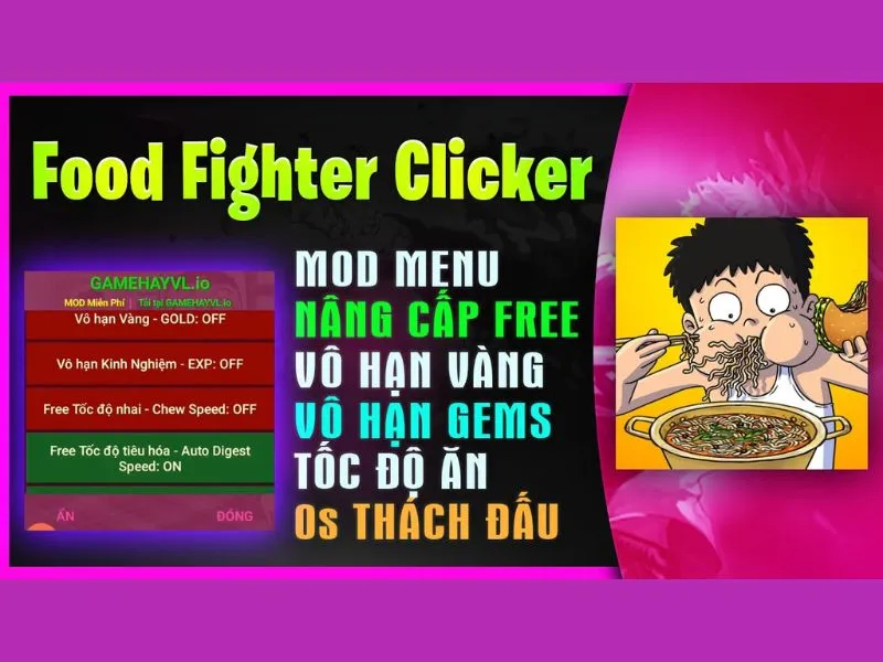 Tải Hack Food Fighter Clicker Mod APK (Vô Hạn Tiền) v10.16.9 Trải Nghiệm Quyền Năng Food Fighter Clicker Mod Apk