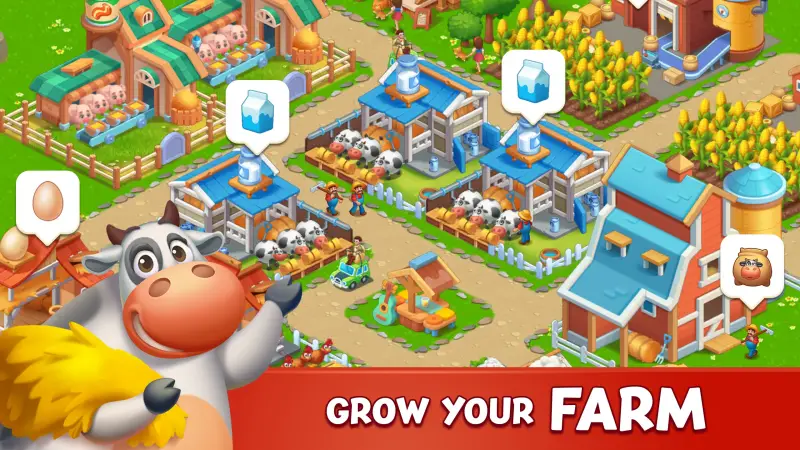 Tải Farm City: Farming & Building MOD APK v2.11.1 (Vô Hạn Tiền) Farm City: Farming & Building MOD APK