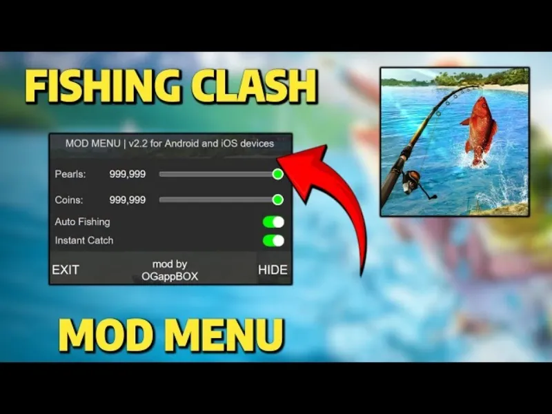 Tải Fishing Clash MOD APK v1.0.255 (Tăng tiền thưởng, Tự động câu) Fishing Clash MOD APK