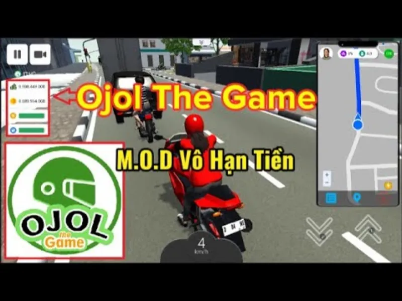 Tải Ojol The Game MOD APK v4.7.4 (Vô Hạn Tiền, Full Trang Bị) Ojol The Game MOD APK