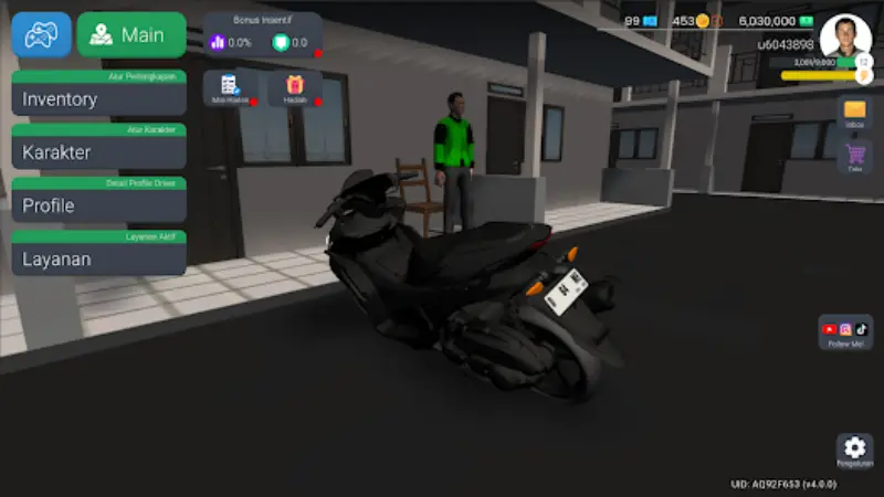 Tải Ojol The Game MOD APK v4.7.4 (Vô Hạn Tiền, Full Trang Bị) Ojol The Game MOD APK