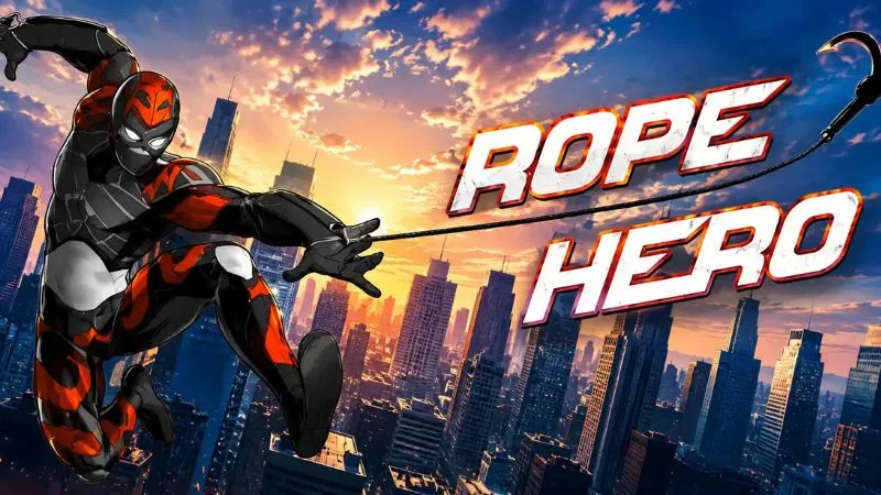 Tải Rope Hero Hack APK v6.9.1 (Menu, Vô Hạn Tiền, Kim Cương) Tổng Quan Về Tựa Game Hành Động Thế Giới Mở Rope Hero