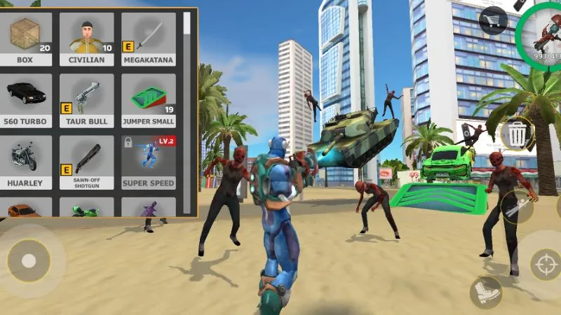 Tải Rope Hero Hack APK v6.9.1 (Menu, Vô Hạn Tiền, Kim Cương) Điểm Nổi Bật Của Bản Rope Hero Hack APK Tại HAPPYMOD