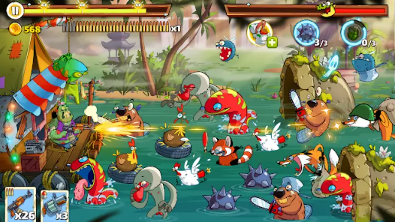 Tải Swamp Attack MOD APK v4.7.9.0 (Vô Hạn Tiền) Swamp Attack MOD APK