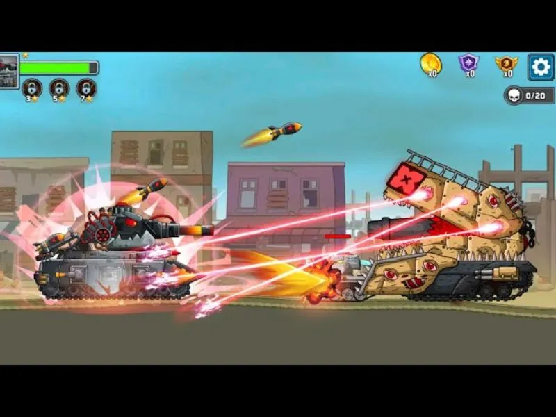 Tải Tank Arena Steel Battle MOD APK v2.1.2 (Vô Hạn Tiền, Bất Tử) Gameplay Của Tank Arena Steel Battle