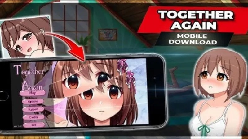 Tải Together Again APK v2.0.7 Miễn Phí Cho Android Together Again APK với nhân vật Clara phong cách anime