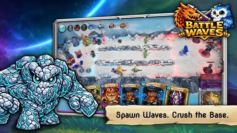 Tải Battle Waves: Mobile MOD APK v1.1.2 (Vô Hạn Tiền, God Mode, Menu) Battle Waves: Mobile