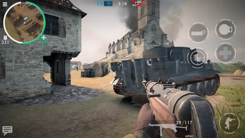 Tải World War Heroes Test v1.56.201 MOD APK (Vô Hạn Tiền) Bối cảnh Thế chiến II có nhịp đấu mạnh