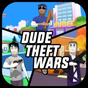 Tải Dude Theft Wars MOD APK (Vô Hạn Tiền, Menu) v0.9.0.9f6